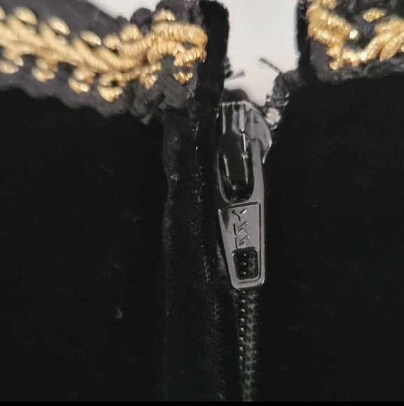 SEXY 90's Les Robes Galleria Black Velvet Luxurious Evening Dress Size 9/10 - Picture 7 of 9